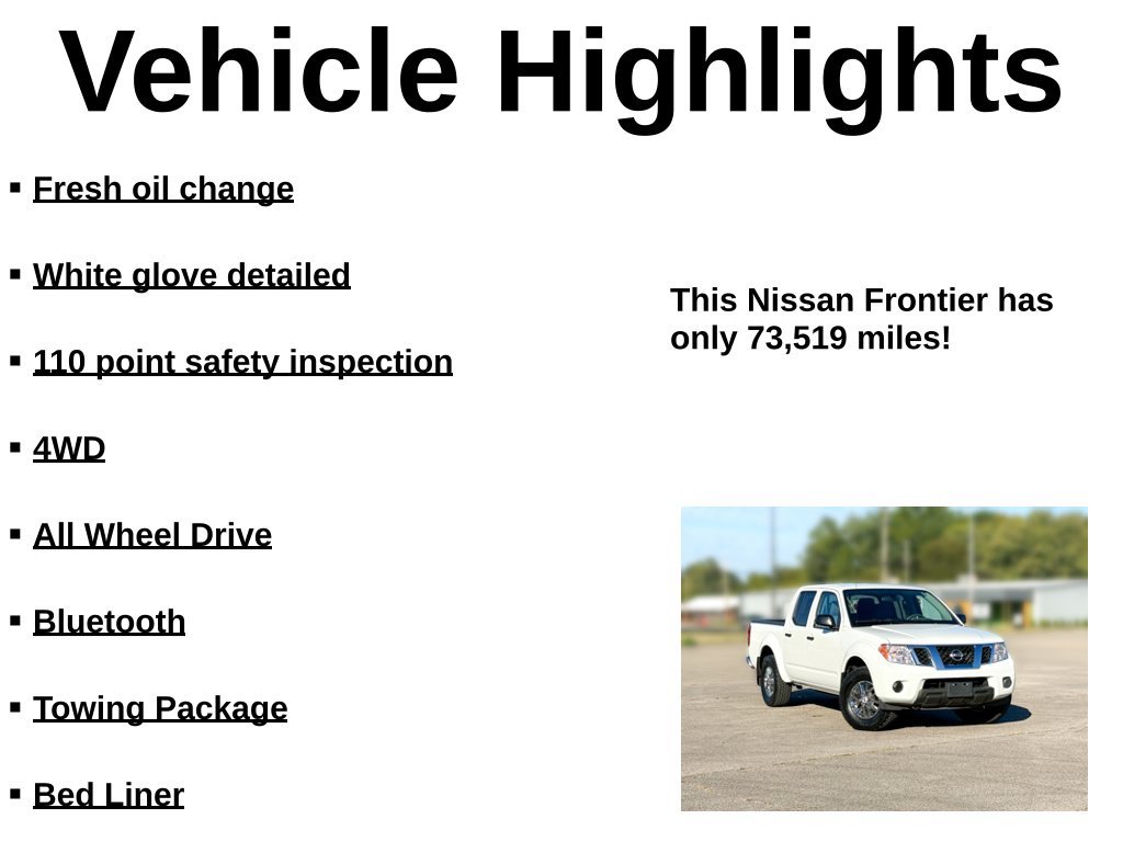 Used 2019 Nissan Frontier SV AWD/4WD image 28