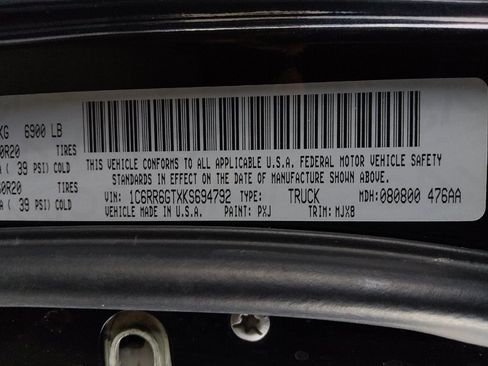Used 2019 RAM 1500 Warlock w/ Electronics Group RWD image 33