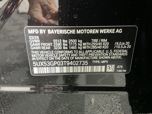 New 2026 BMW X3 xDrive30 w/ M Sport Package image 30