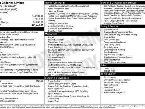 Used 2019 Kia Cadenza Limited image 32