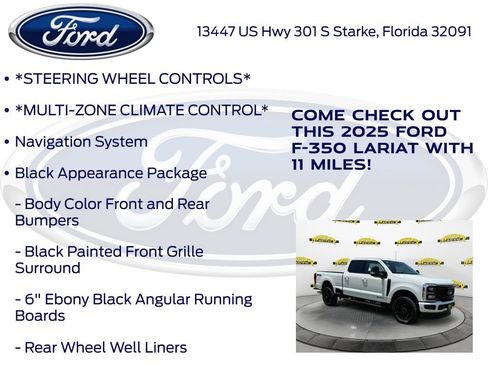 New 2025 Ford F350 Lariat w/ Lariat Ultimate Package image 15