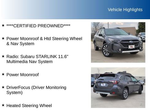 Certified 2024 Subaru Outback Limited image 5