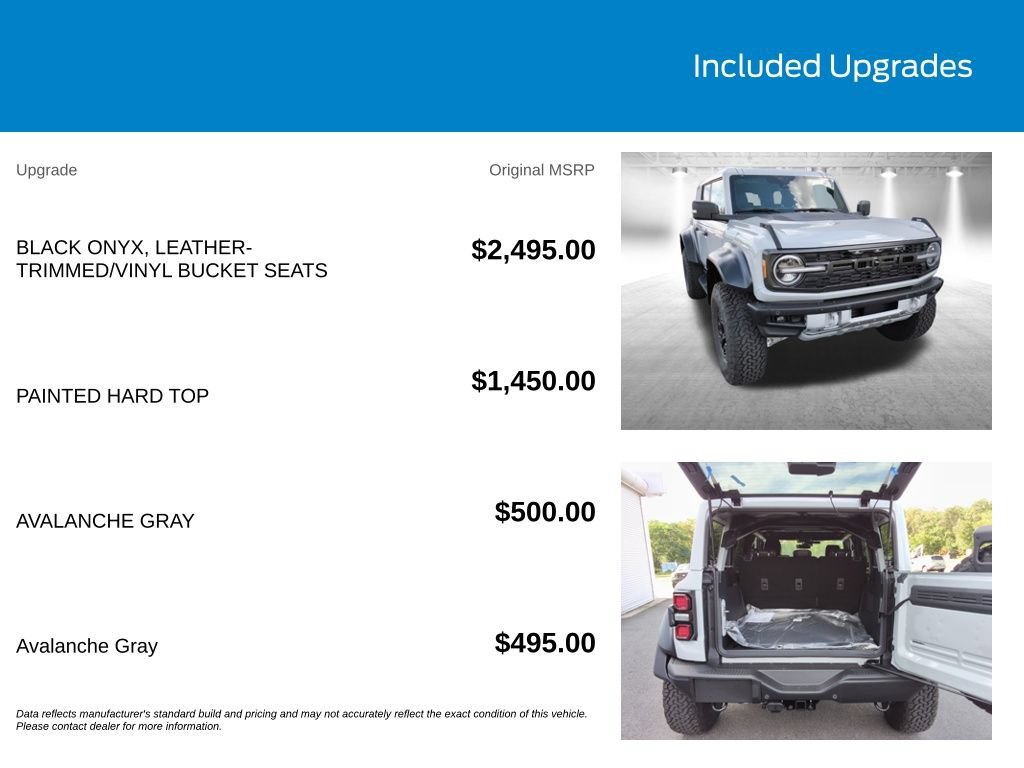 New 2026 Ford Bronco Raptor AWD/4WD image 3