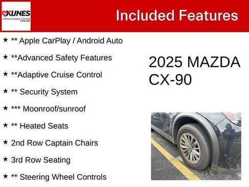 Used 2025 MAZDA CX-90 3.3 Turbo w/ Preferred Package AWD/4WD image 4