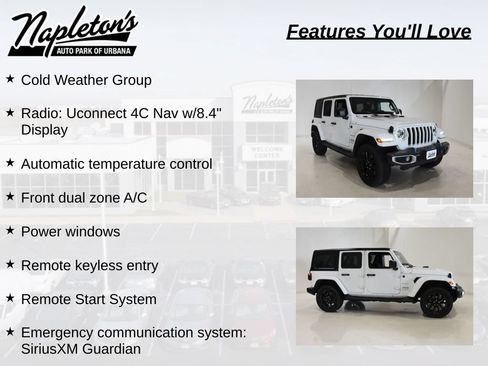 Used 2023 Jeep Wrangler Unlimited Sahara w/ Cold Weather Group AWD/4WD image 7