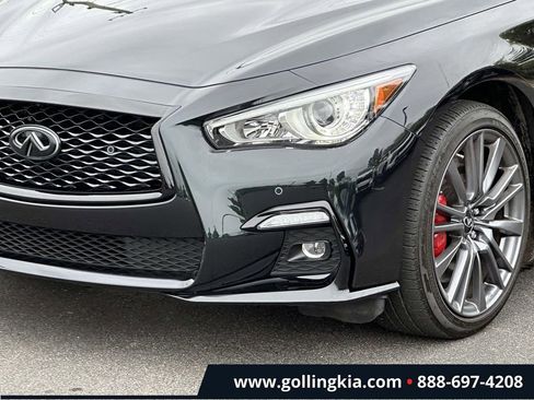 Used 2023 INFINITI Q50 Red Sport 400 w/ Black Opal Edition AWD/4WD image 6