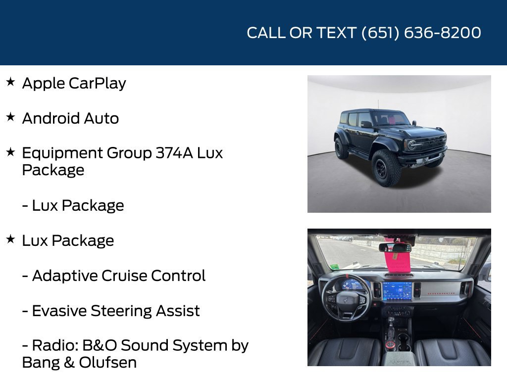 Used 2022 Ford Bronco Raptor AWD/4WD image 5