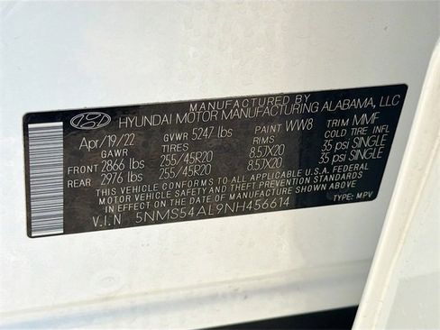 Used 2022 Hyundai Santa Fe Calligraphy image 43