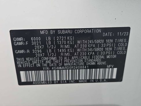 Used 2024 Subaru Ascent Limited w/ Technology Package image 28