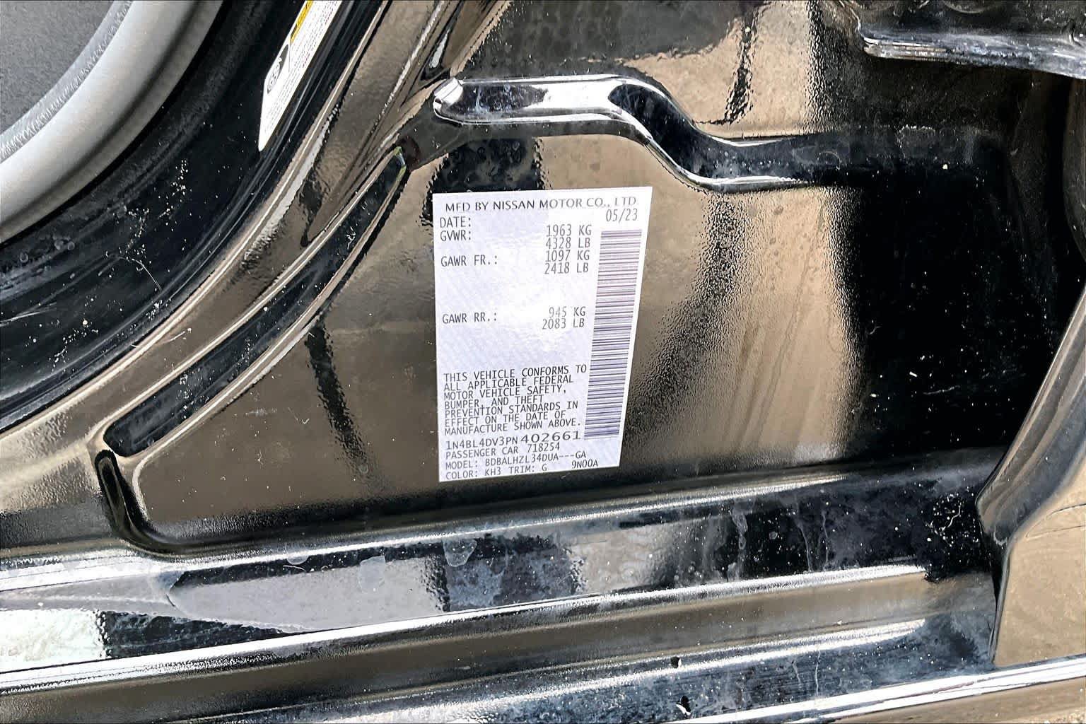 Certified 2023 Nissan Altima 2.5 SV FWD image 35