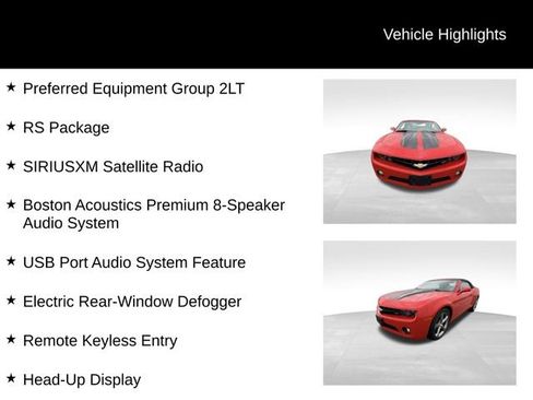 Certified 2013 Chevrolet Camaro LT w/ RS Package RWD image 13