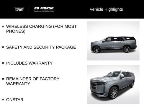 Certified 2024 Cadillac Escalade ESV Premium Luxury Platinum w/ Heavy-Duty Trailer Package image 18