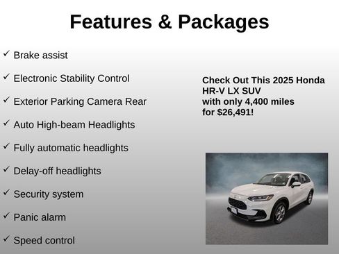 Certified 2025 Honda HR-V LX image 16