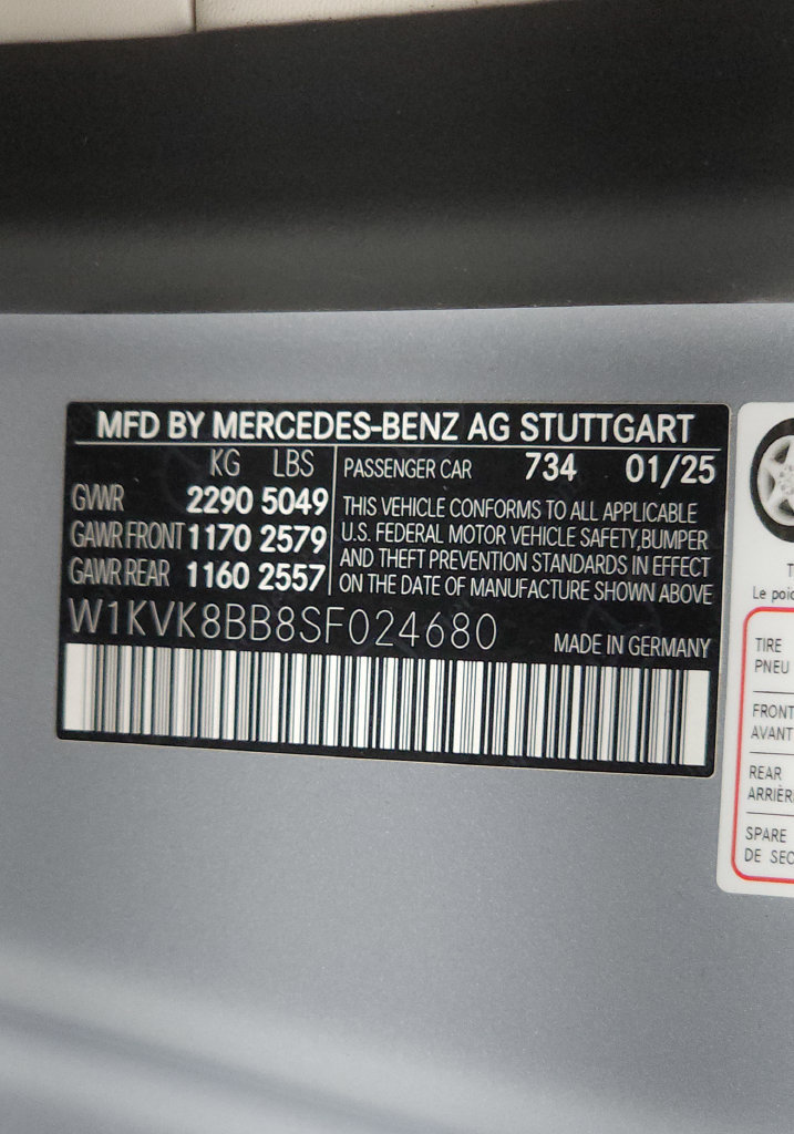 Certified 2025 Mercedes-Benz SL 63 AMG 4MATIC image 40