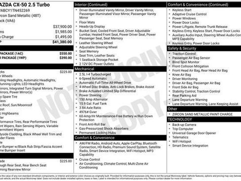 New 2026 MAZDA CX-50 AWD 2.5 S w/ Accent Package image 20