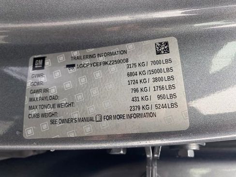 Certified 2019 Chevrolet Silverado 1500 Custom Trail Boss w/ Custom Convenience Package image 23