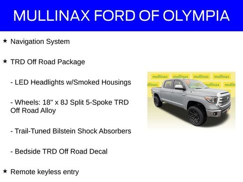 Used 2018 Toyota Tundra Limited image 16