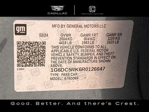 Certified 2024 Cadillac CT4 Sport w/ Climate Package image 31