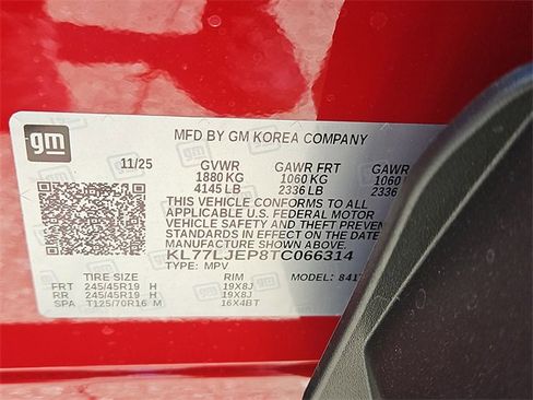 New 2026 Chevrolet Trax RS w/ Sunroof Package image 32