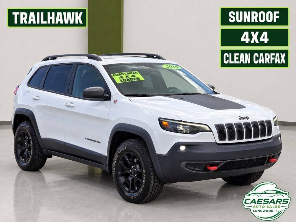 Used 2019 Jeep Cherokee Trailhawk w/ Comfort/Convenience Group AWD/4WD image 1