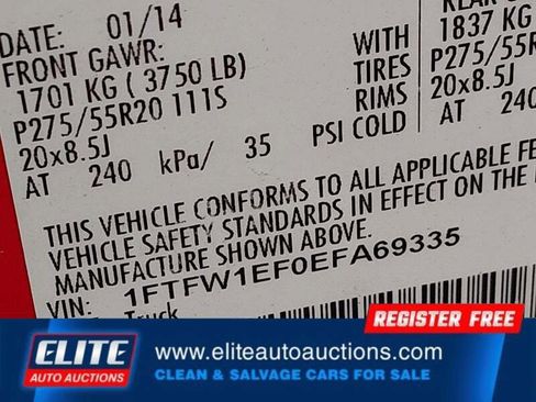 Used 2014 Ford F150 FX4 w/ Equipment Group 402A Luxury image 18