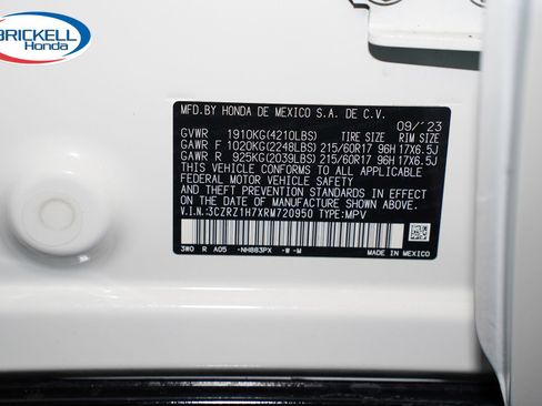 Used 2024 Honda HR-V EX-L image 40