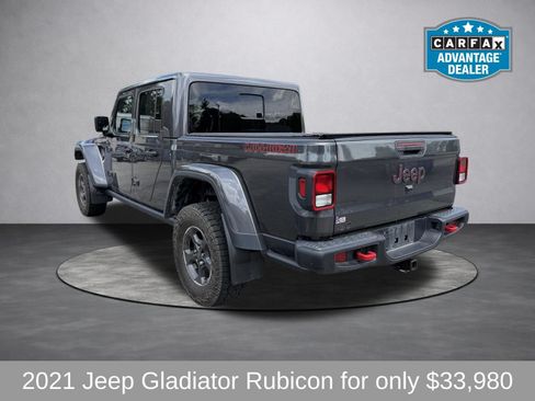 Used 2021 Jeep Gladiator Rubicon w/ Trailer Tow Package AWD/4WD image 3