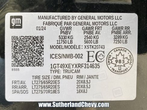 Used 2024 GMC Sierra 2500 Denali Ultimate w/ Max Trailering Package image 64