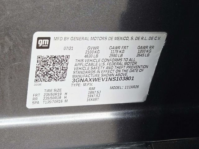 Certified 2022 Chevrolet Equinox RS AWD/4WD image 34