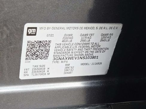 Certified 2022 Chevrolet Equinox RS AWD/4WD image 34