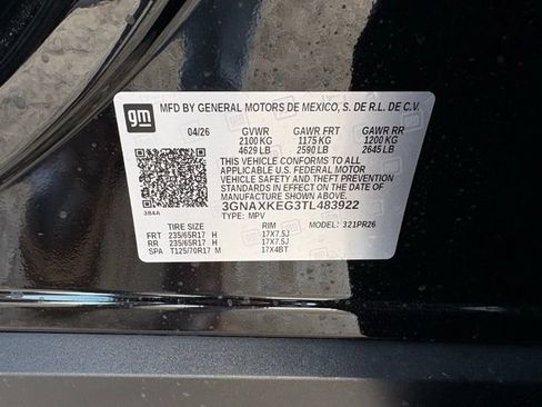 New 2026 Chevrolet Equinox ACTIV w/ Safety and Technology Package FWD image 16