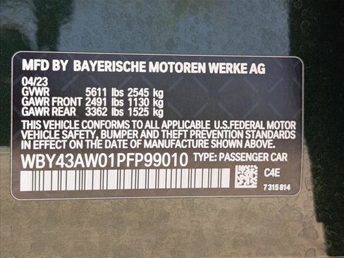 Certified 2023 BMW i4 eDrive35 w/ Premium Package RWD image 26