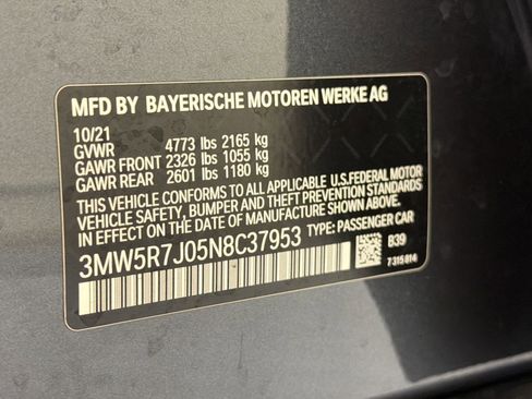 Used 2022 BMW 330i xDrive Sedan w/ M Sport Package AWD/4WD image 18