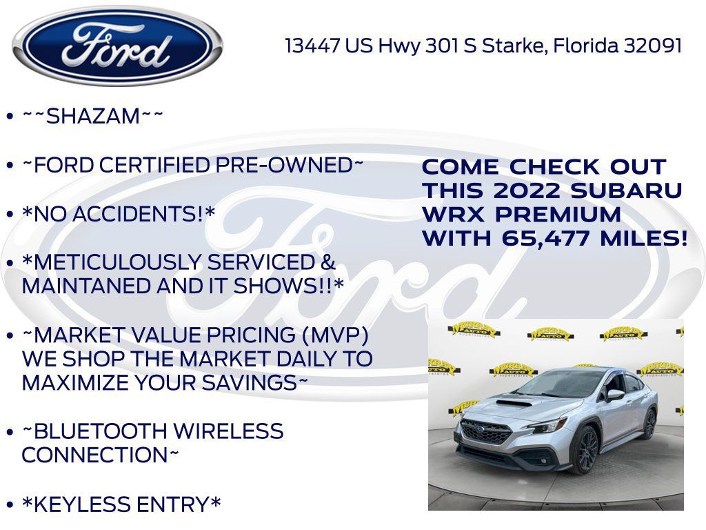 Used 2022 Subaru WRX Premium AWD/4WD image 6