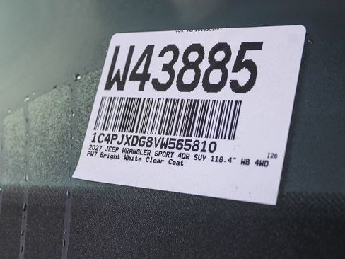 New 2027 Jeep Wrangler Unlimited Sport AWD/4WD image 28