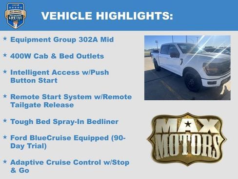 Used 2024 Ford F150 XLT w/ Equipment Group 302A MID AWD/4WD image 6