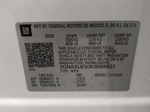Used 2019 Chevrolet Equinox LT AWD/4WD image 33