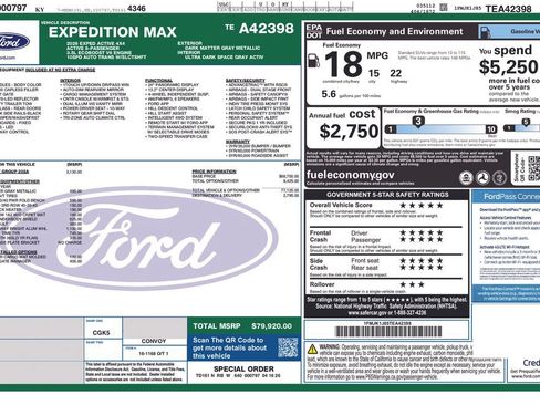 New 2026 Ford Expedition Max Active AWD/4WD image 52