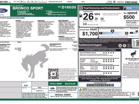 Used 2023 Ford Bronco Sport Big Bend image 28