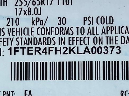 Used 2019 Ford Ranger XLT w/ Equipment Group 302A Luxury AWD/4WD image 51