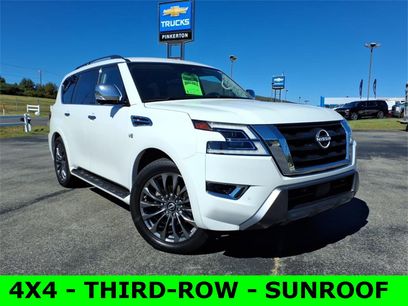 Used 2021 Nissan Armada Platinum w/ Captain's Chairs Package