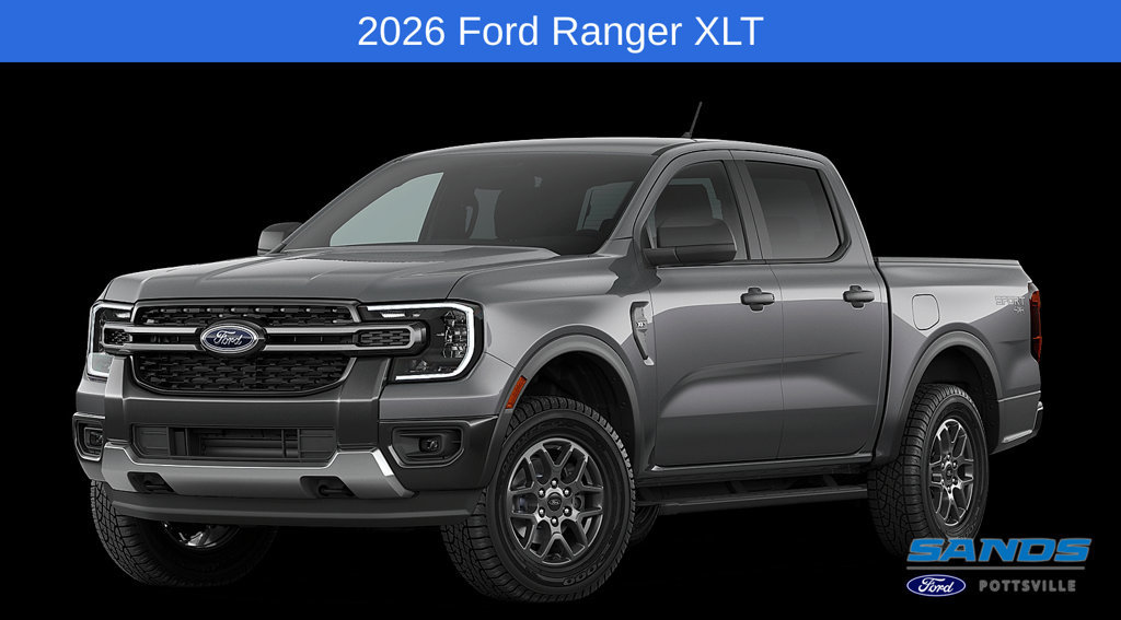 New 2026 Ford Ranger XLT w/ Trailer Tow Package AWD/4WD 360° Tour