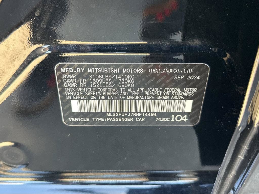 Used 2024 Mitsubishi Mirage G4 Black Edition FWD image 39