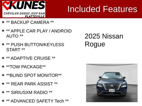 Used 2025 Nissan Rogue SV AWD/4WD image 2