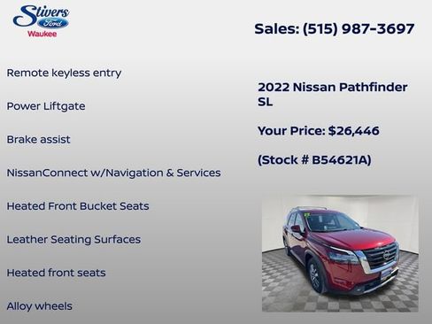 Used 2022 Nissan Pathfinder SL image 21