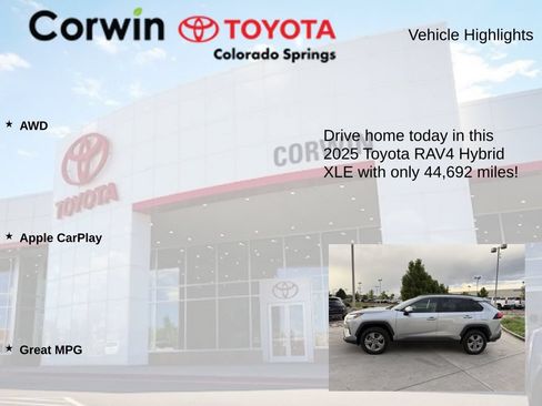 Used 2025 Toyota RAV4 XLE AWD/4WD image 6