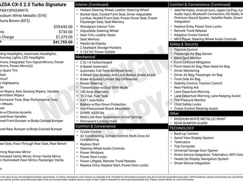 Used 2023 MAZDA CX-5 Signature image 40