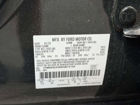 Used 2022 Ford Explorer Timberline AWD/4WD image 21