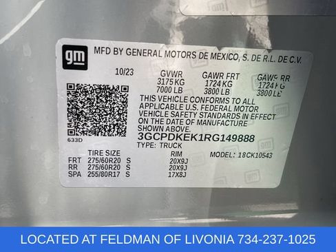 Certified 2024 Chevrolet Silverado 1500 LT AWD/4WD image 32