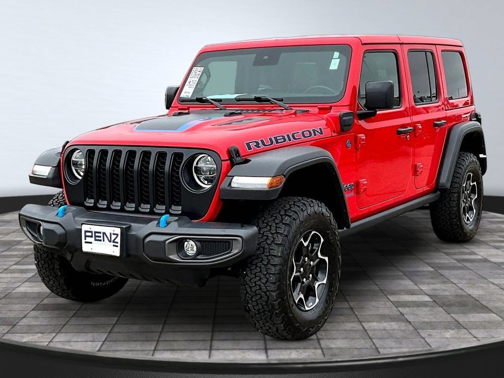 Used 2021 Jeep Wrangler Unlimited Rubicon 4xe w/ Cold Weather Group AWD/4WD image 1